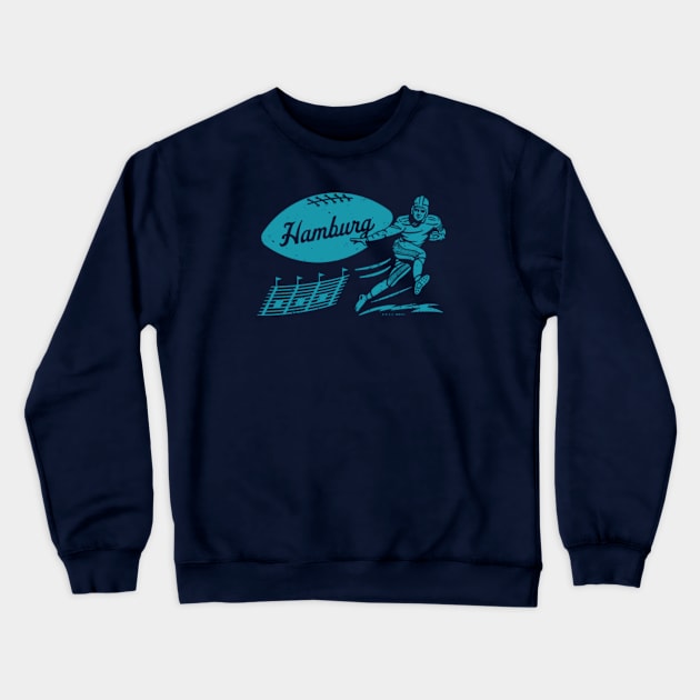 Vintage NFL Europe Hamburg Sea Devils Blue Hamburg Wordmark